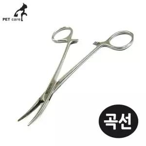 반려동물 애완용품 ARMICO 겸자가위 곡선 미용용품 강아지