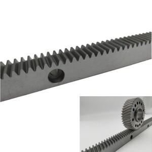500mm 1M 1Mod 외부 기어 랙 V 슬롯 알루미늄 프로파일용 정밀 CNC 직선형 톱니 드라이브