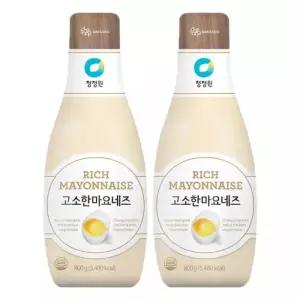 청정원 고소한 마요네즈 800g, 2개