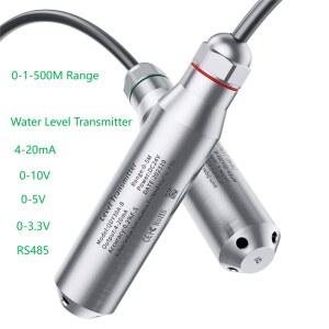 액체 레벨 센서 트랜스미터 도매 DC24V DC5V 전원 액체 변환기 0 2m 2m 5m 10m 15m 4 20mA 0 10V 0 3.3V