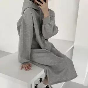 데이트룩 이샤 보아롱사이즈 트렌디 후드티 롱드레스