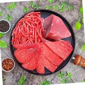 육전 호주산 소고기 홍두깨 살 불고기용 3mm 2kg 캠핑고기