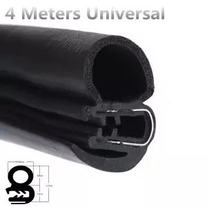 풍절음고무몰딩 소음 진동방지 4 미터 고무 자동차 도어 씰 Weatherstrip EPDM 스틸 벨트 Weatherstripping