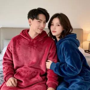 극세사 잠옷 겨울 홈웨어 방콕 데일리 감성 베이직 집들이 선물용