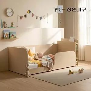[장인가구](무료) 뉴피터 LED 수납헤드 E0 저상형 데이베드 침대 프레임 SS+가드+7존포켓