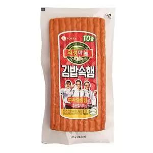 빠른배송 의성마늘 축산가공식품 롯데푸드 김밥속햄 100G 햄 수앤서D3