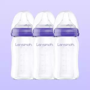 란시노 유리 젖병 배앓이 예방 출산 준비물 160ml X3 BNS