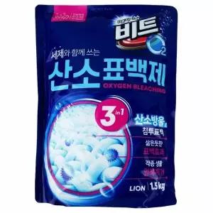 ( )라이온 때가쏙 비트 산소 표백제 1.5kg 파우치