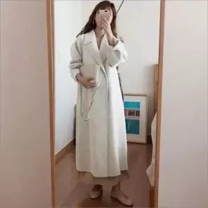 스터닝팩토리 깔끔 겨울 더블카라 3색 롱 모직 코트 여자 허리벨트 밍크코트 숏코트 코트 여자털코트
