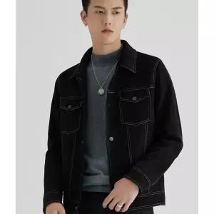 남자스웨이드자켓 빅사이즈 트러커 워크 바이커 자켓 라이더