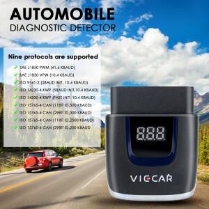 2021 Viecar OBD2 IIEOBD WindowsAndroidiOS 지원 VP001-4 V2.2 Bluetooth WifiUSB 18F25K80 자동차 진단