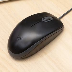 로지텍정품 무소음 유선 마우스 조용한 사무실 독서실