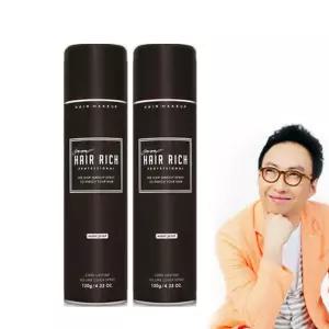 박명수흑채 헤어리치 스프레이 120g 2개,흑체,스프레이형흑채,앞머리커버,탈모커버,증모제