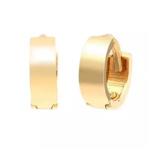 [비앤비골드] 14K/18K 심플 민자 5.6mm 원터치 링 귀걸이 한쌍 PNE23654