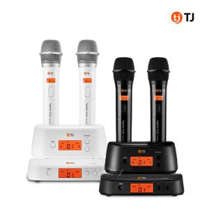 TJ미디어 DWS-6000 고음질 태진노래방용 무선마이크시스템(블랙/화이트 색상)