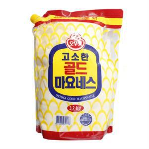 골드마요네즈(팩) 3.2kg/오뚜기-업소용 식당용 대용량 스파우트팩 리필형 식자재