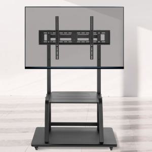 엔산마운트 특대형 이동식 TV/모니터 거치대(FS-80) 스탠드형 40-100인치 최대 90kg 지지 높이조절 U
