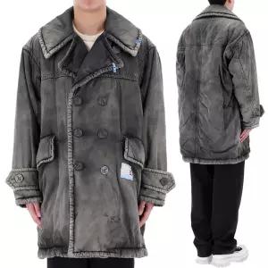 미하라야스히로 100사이즈 럭키찬스 패드 퍼 코트 A11CT042 GRAY
