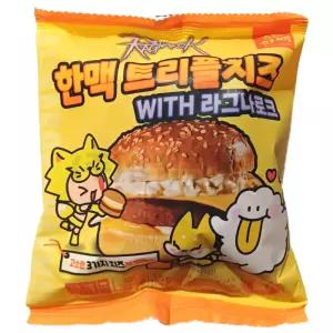 한맥 트리플치즈버거 155g x 10개 햄버거