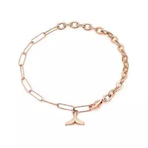 [로이드](마산점)14K 고래꼬리 각인 Gold 팔찌 LWB21011G