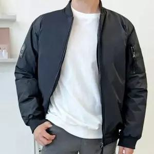 [모로엠] 남자 포근 블루종 패딩 후리스 아우터 ON-JUA-QWED6859