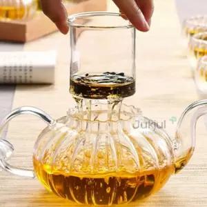 호박 내열유리 차포트 600ml 유리주전자 예쁜티팟