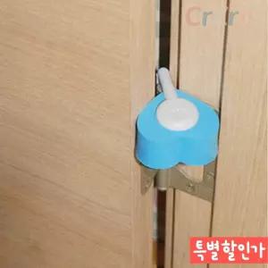 경첩용 문 닫힘 방지 스토퍼 3P 세트 다용도 문틈 보호 안전 쿠션