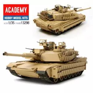 아카데미 육군 M1A2 터스크II 탱크 전차 모델298피규어 미니피규어 미니프라