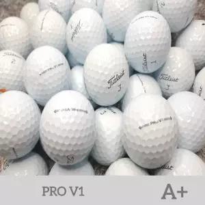 골프공 타이틀리스트 PRO V1 3피스 화이트 로스트볼 10구 (투명케이스...