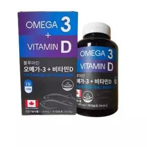 힐링팩토리 오메가3 + 비타민D 1303mg 180캡슐 1개