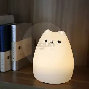 [강군마트] 무선 실리콘 무드등 건전지 말랑이 선물추천 포근한빛