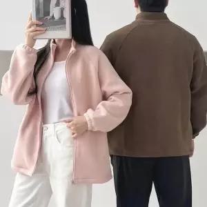 본켈 남녀 캠크루 양털 후리스 집업 자켓 SD-1004543 42308219)