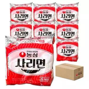 농심 행사 사리면 110g 40봉 1박스 라면사리
