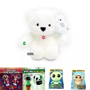 (25cm 화이트) 누리베어 녹음인형 애착 곰인형 말하는/소리나는/유아/아동/어린이/아기/애기/유치원/장식