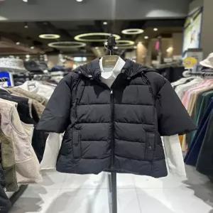 비티알 MG01  겨울 여성 반팔 패딩 BWJ6647W