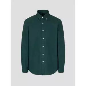 빈폴 남방 26SS [Essential] 남녀공용 옥스퍼드 솔리드 셔츠 - 그린(BC6164E05M)