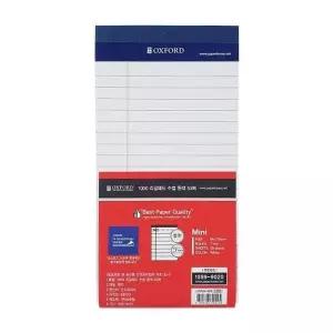 [알티피아]옥스포드 1000 리갈패드 미니수첩 50매 흰색 LP2MN-50S/89x173mm (1개)