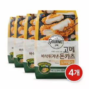 CJ 제일제당 고메 바삭튀겨낸모짜렐라돈카츠450G, 4개