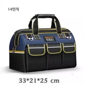 다용도 내마모성 강화 옥스퍼드 천 공구가방 14인치
