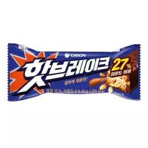 오리온 핫브레이크 45gx60개/미니/에너지바/디저트/어르신/간식/초코/단백질바/초등/대용량/초콜릿/영양