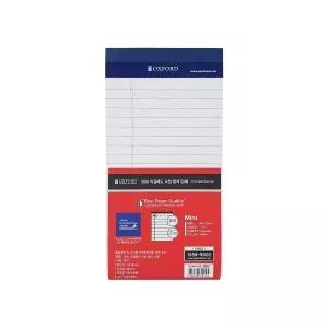 리갈패드 흰색 미니수첩 1개 89x173mm 인기제품 신상입고 50매