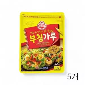 WL 오뚜기 부침가루 1Kg X 5개 식자재 바삭한 부침용 분말가루 제사음식 부침개 명절