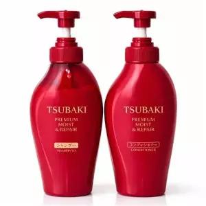 [웰빙창고] 츠바키 프리미엄 모이스트 리페어 샴푸 컨디셔너 450ml 2종