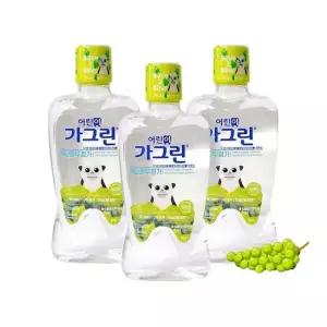어린이 가그린 380ml x 3개세트 (청포도) 안매운가글 가글