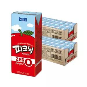 피크닉 제로 사과 200ml 48개