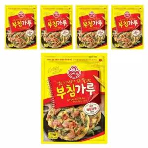 오뚜기 부침가루 1kg 5개
