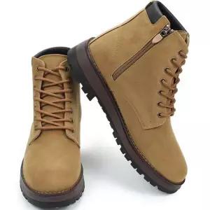 친절한탄씨 남자 키높이 워커 7cm 사이드지퍼 캐주얼 데일리슈즈 남성워커 남자워커 캐주얼워커
