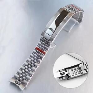 20mm 21mm 호환용 쥬빌레 904L 시계줄 ( 서브 GMT 요트 데이토나 남성 스트랩) 명품 시계 체인 모드 부품