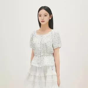 [스타필드 고양 로엠] 반팔 코튼 블라우스 RMBLG25R14