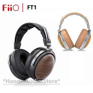 FiiO FT1 폐쇄형 오버이어 나노우드 섬유 복합 다이어프램 유선 Hi-Fi 헤드폰, 스튜디오용 미국산 블랙 우